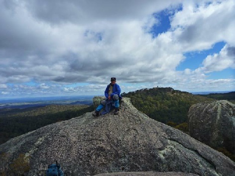 View from the top - Cathedral Rocks National Park